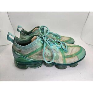 Nike Air VaporMax Flyknit 2019 Shoes Women's 6.5 Teal Running Athletic Sneakers